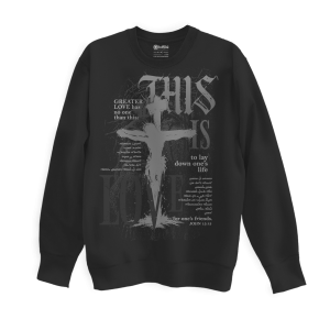 This Is Love Sweater Black