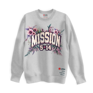 M514 Essential Floral Sweater Grey